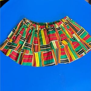 Kente  Cropped Off-Shoulder Top Grass Fields Bandeau M NWOT